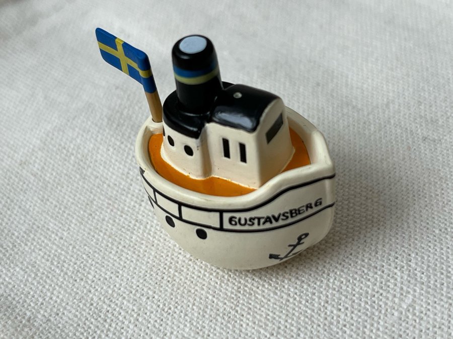 Lisa Larson figure Gustavsberg boat båt miniatyr-Limited Edition