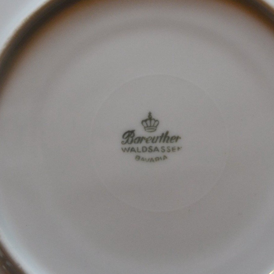 2 assietter Bareuther "Waldsassen" Bavaria diameter 17 cm