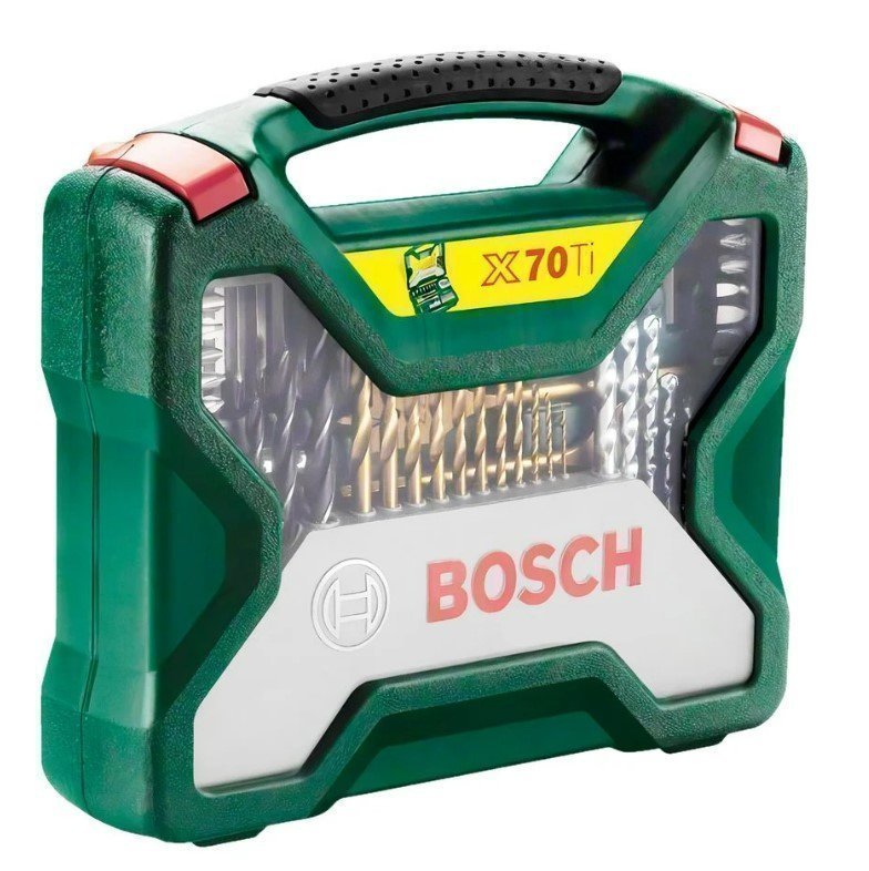 Helt ny BOSCH borr- och bitssats med hylsor totalt 70 olika delar