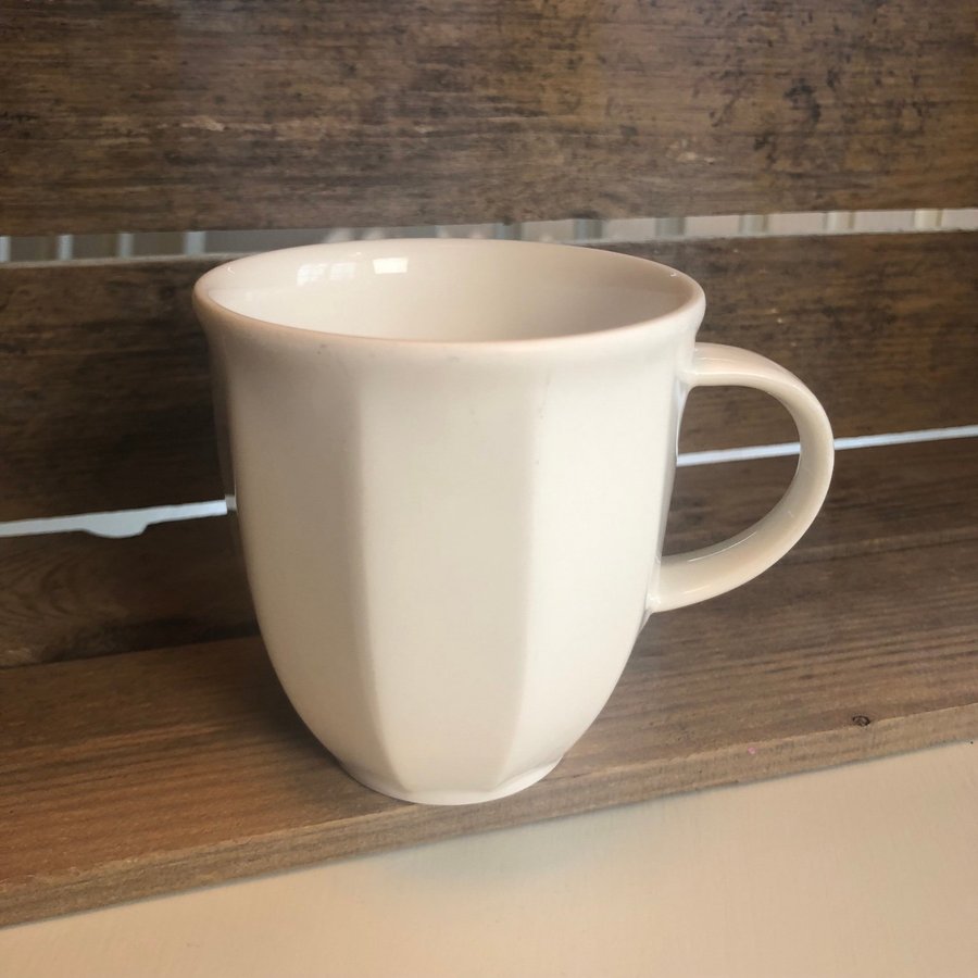 Villeroy  Boch vit kaffemugg Temugg Kopp med öra