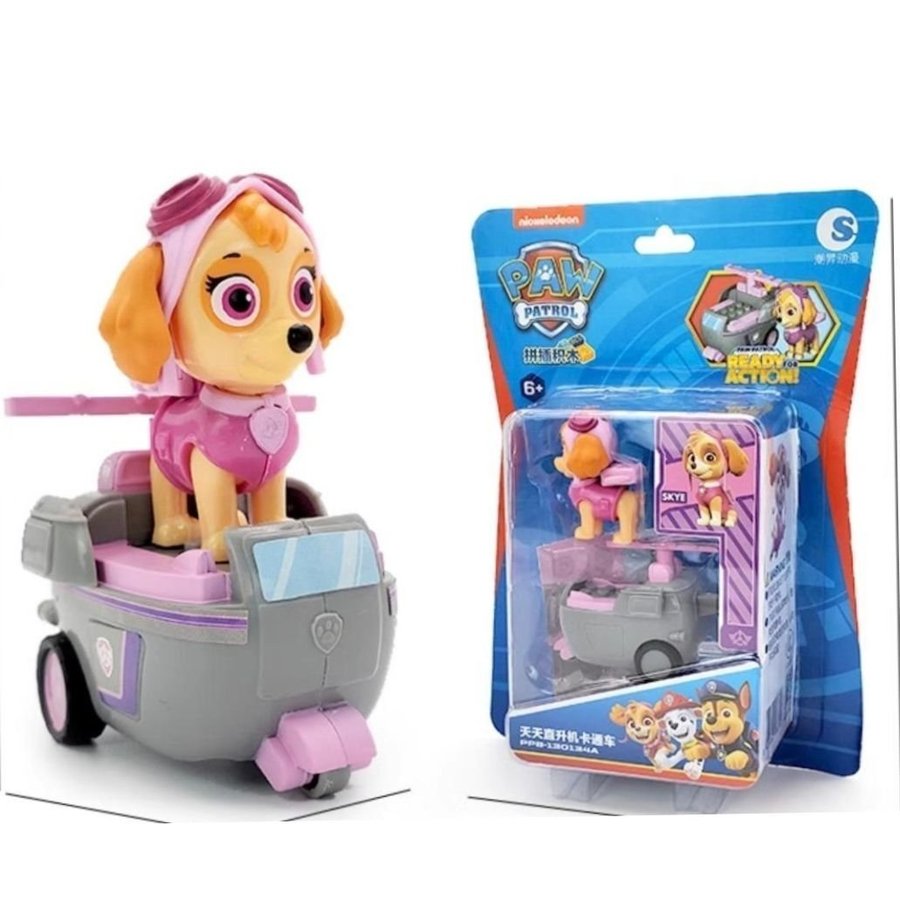 Paw Patrol skye figur bilar fordon