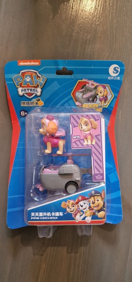 Paw Patrol skye figur bilar fordon