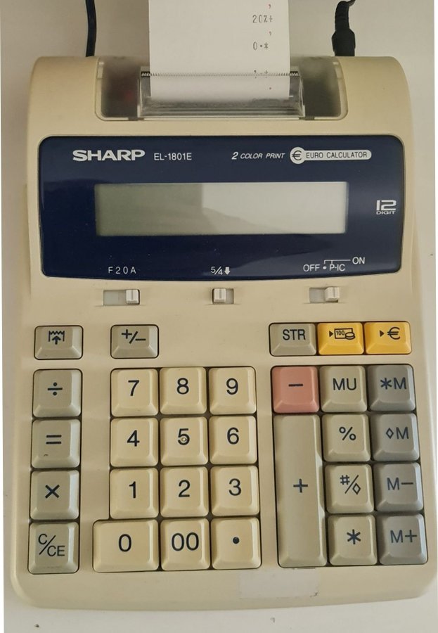 SHARP EL-1801E Miniräknare