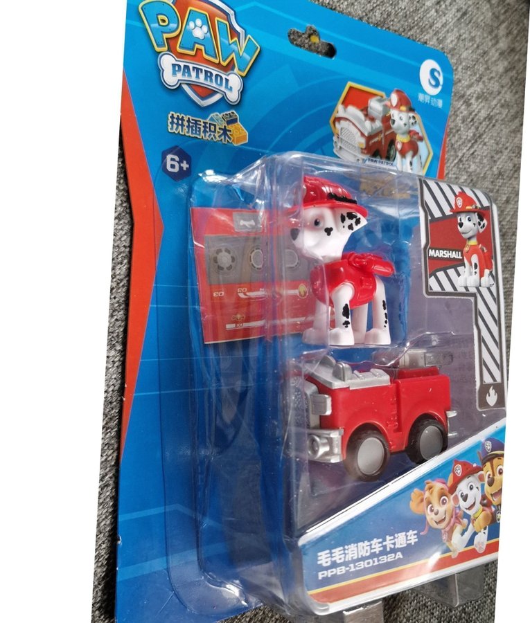 Paw Patrol Marshall figur bilar fordon