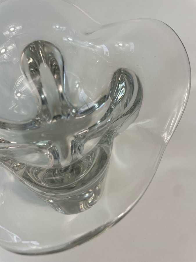 ORREFORS VINTAGE SKÅL GLAS KONSTGLAS EDWARD HALD GLASSKÅL