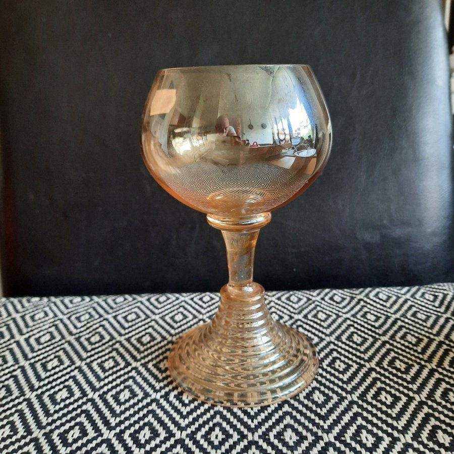 Remmare 6 stycken Vintage massiva kristall glas