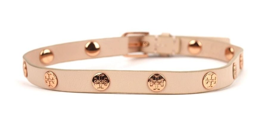 Tory Burch armband skinn guld roseguld läderarmband skinn läder