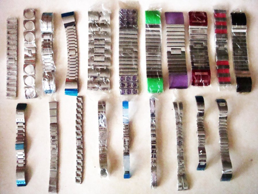 Metal straps for women's "Storm" watches