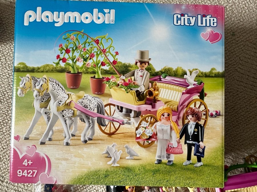 Playmobil City life 9427 brudvagn bröllopsvagn Nyskick