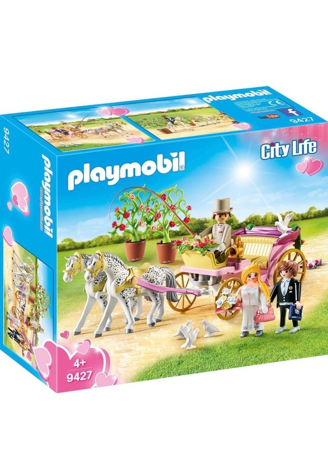 Playmobil City life 9427 brudvagn bröllopsvagn Nyskick