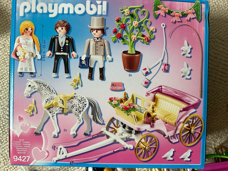 Playmobil City life 9427 brudvagn bröllopsvagn Nyskick