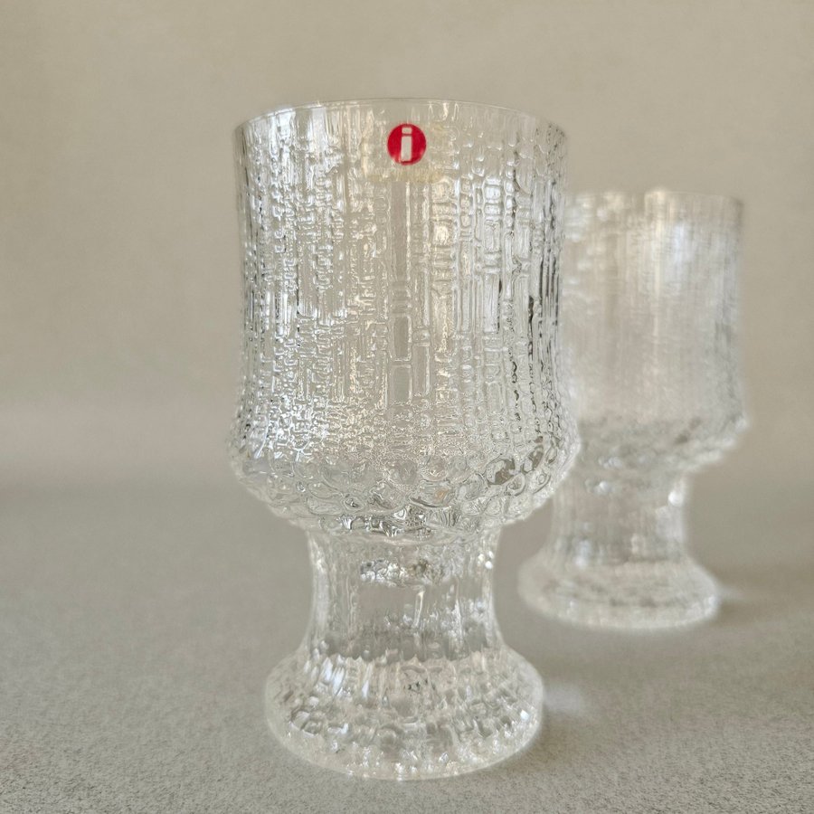 iittala Ultima Thule ölglas vinglas Tapio Wirkkala