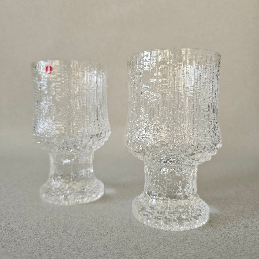 iittala Ultima Thule ölglas vinglas Tapio Wirkkala