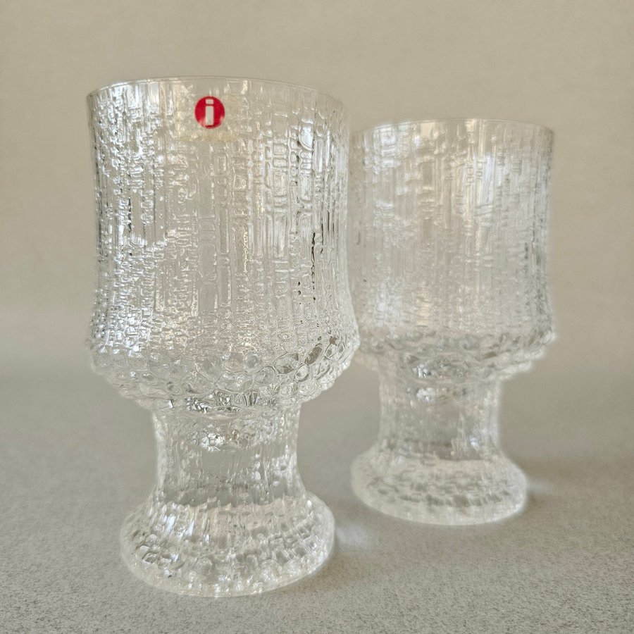 iittala Ultima Thule ölglas vinglas Tapio Wirkkala