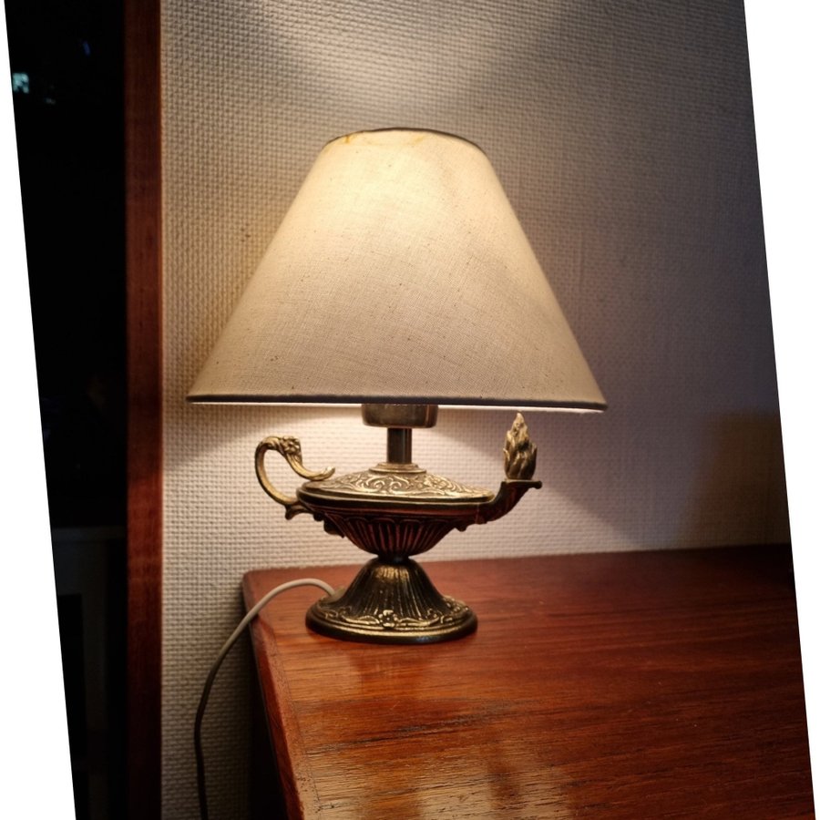 Aladdinlampa RFG 2003 Brons/mässing retro bordslampa