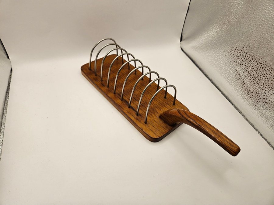 Toastrack Toast Rack Teak Götene Vintage retro 1950 1960 tal midcentury