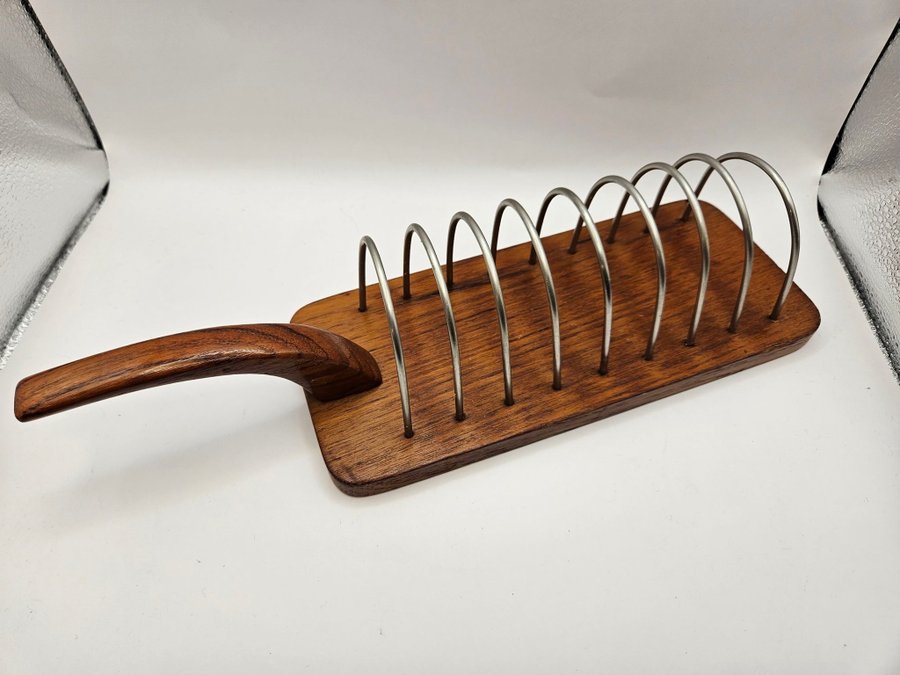 Toastrack Toast Rack Teak Götene Vintage retro 1950 1960 tal midcentury