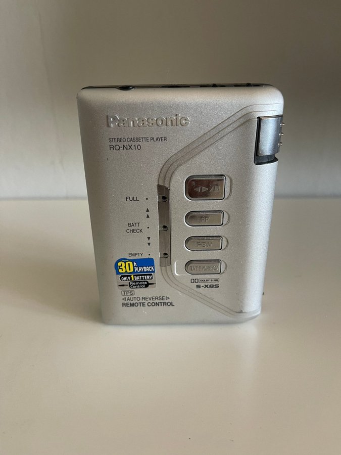 Panasonic RQ-NX10 Stereo Cassette Player kasettspelare