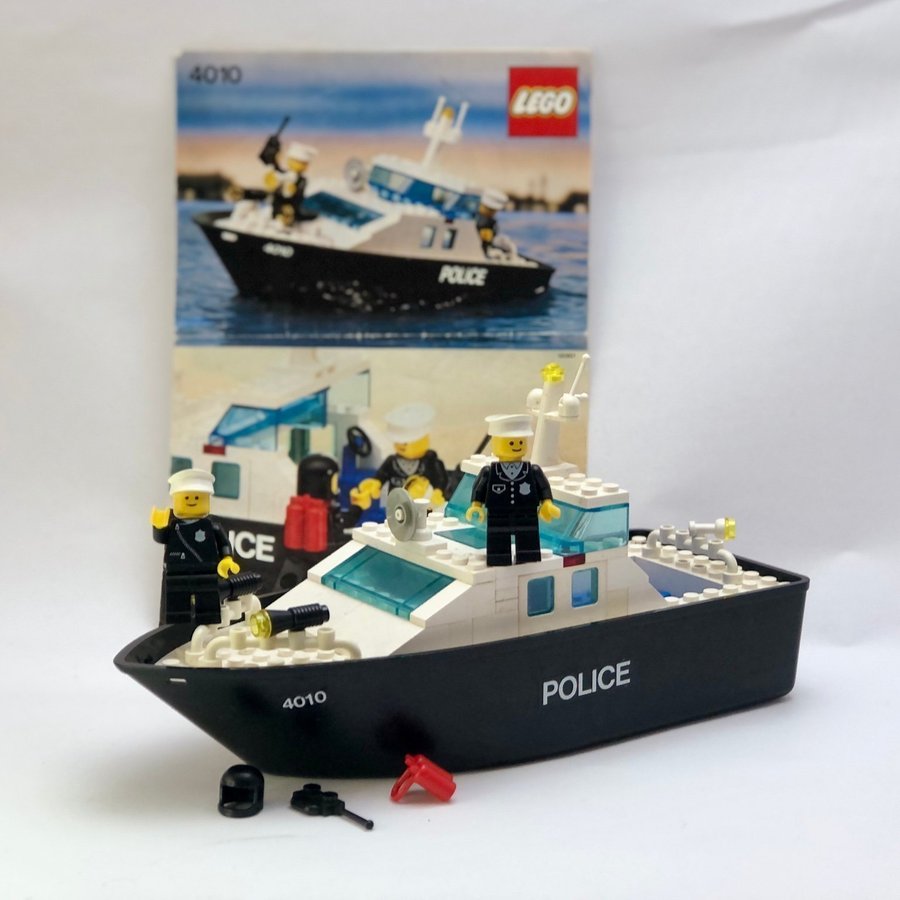 Vintage lego police boat hotsell