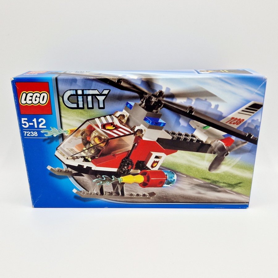 LEGO 7238 - CIty - Fire Helicopter - 100% Komplett