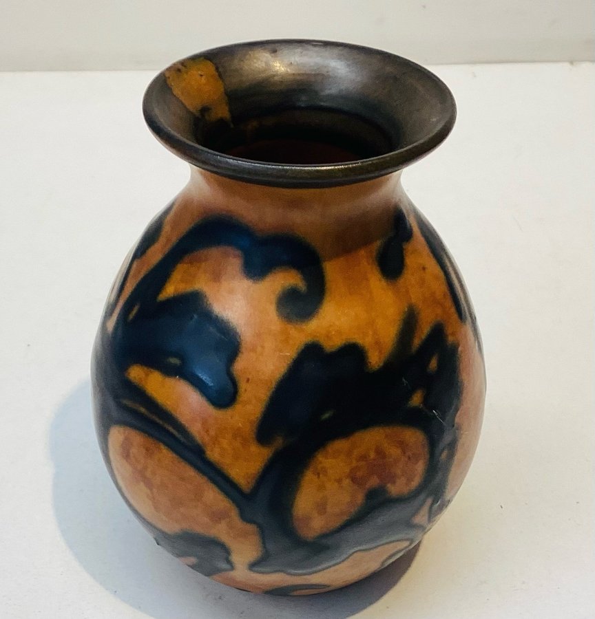 Retro Vintage Vacker vas av Gabriel Burmeister ” Broque ” Gabriel keramik