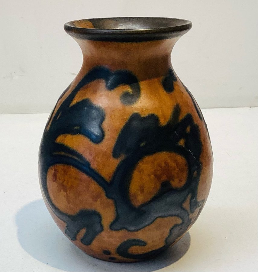 Retro Vintage Vacker vas av Gabriel Burmeister ” Broque ” Gabriel keramik