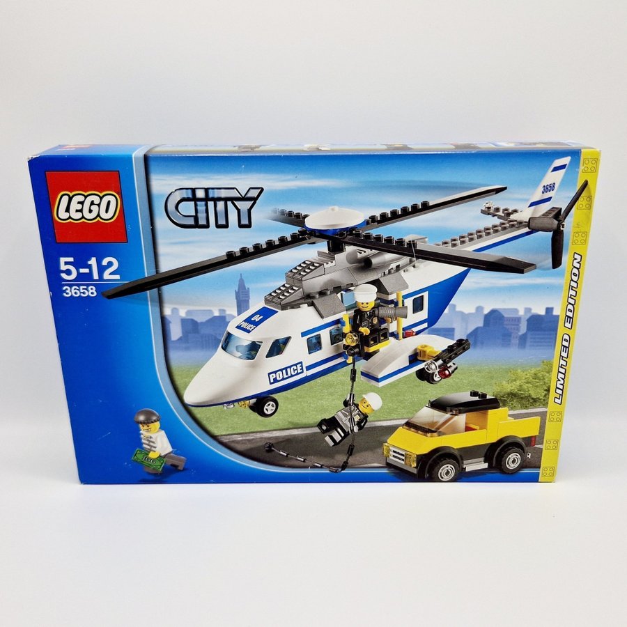 LEGO 3658 - City - Police Helicopter - Oöppnad