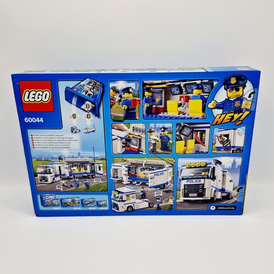 LEGO 60044 - City - Mobile Police Unit - Oöppnad