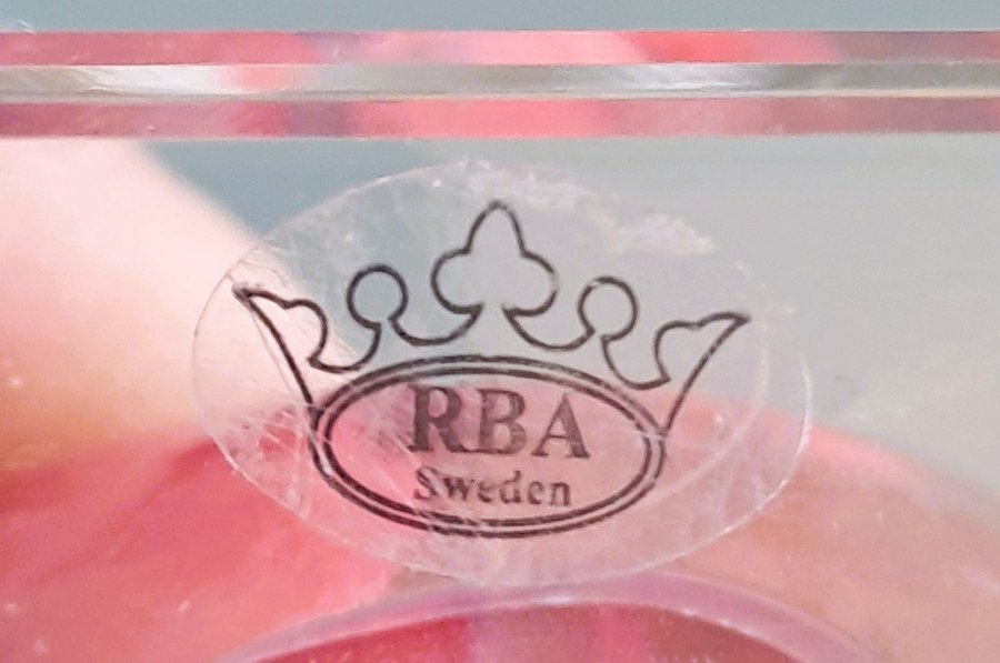 RBA Sweden design konstglas - hjärta