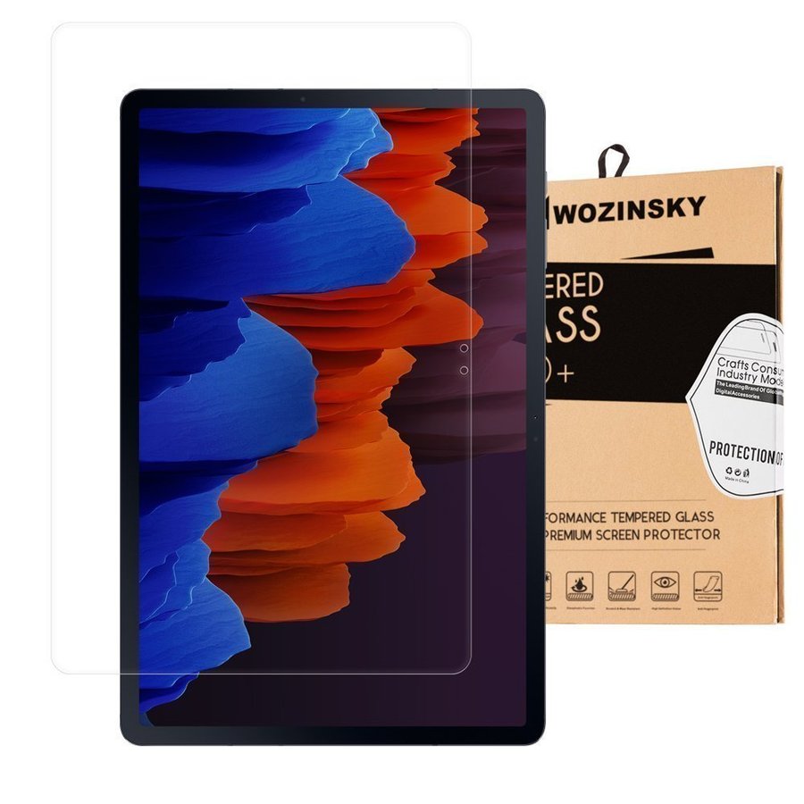 Samsung Galaxy Tab S7 Plus 124 • Skärmskydd • 9H härdat glas