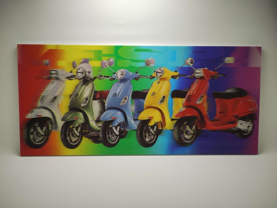 Vespa 3D Tavla