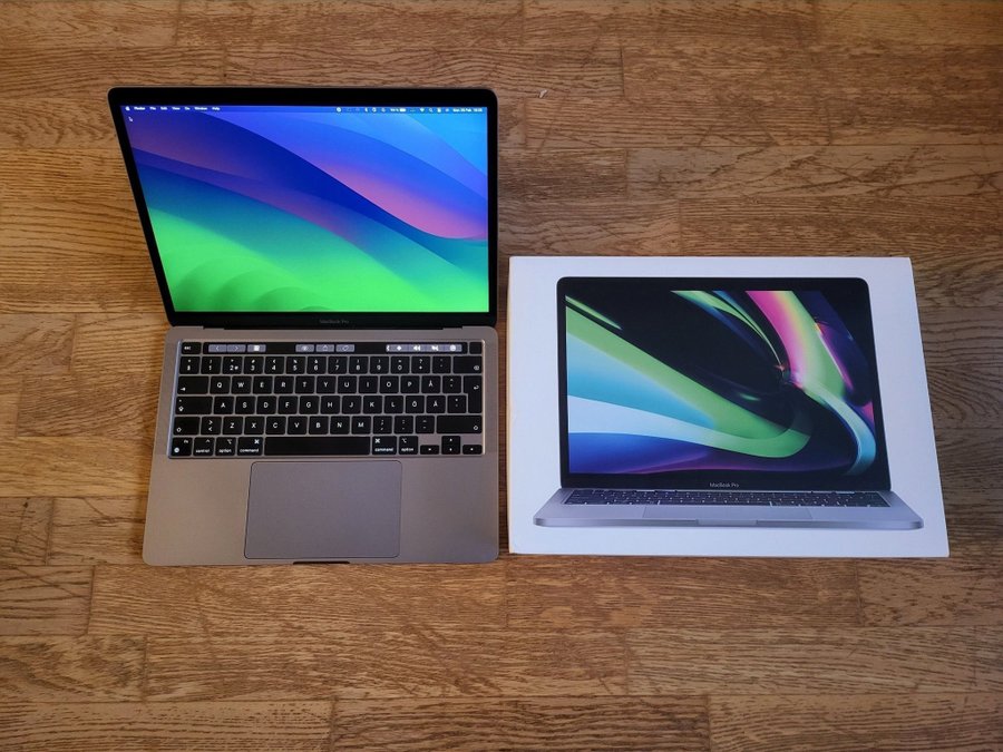 MacBook Pro M1 8-cores Space Gray (2020) RAM 16GB 512GB -inköpt 4 oktober 2021