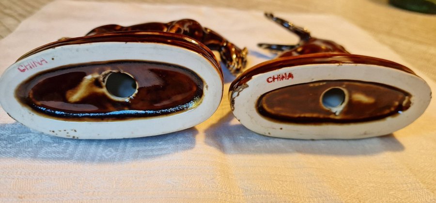 2 fina figuriner 1950-talet made in China
