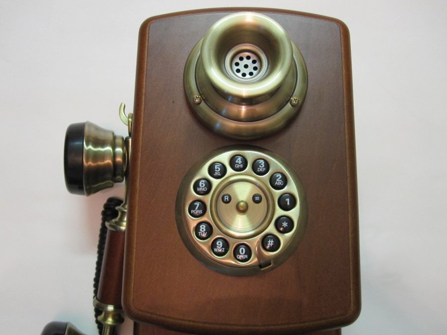 Telephone" Push Button wall telephone fint skick