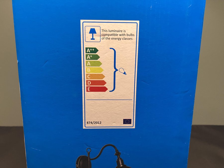 Vägglampa Markslöjd Ekelund Svartbrun