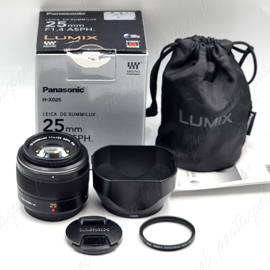Panasonic Leica 25mm f14 DG Summilux ASPH - Micro 4/3 Lumix 25/14