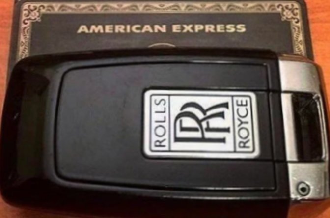 American Express "Centurion" 'Black Card' 64GB SD-Memory card + AMEX Key-ring