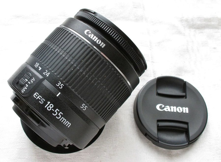 Canon EF-S 18-55/35-56III i fint skick