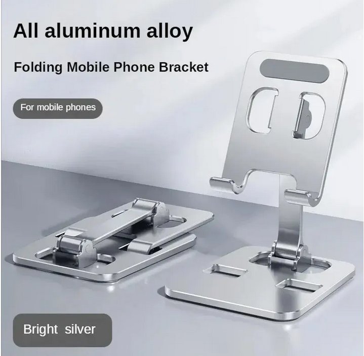 Aluminum padda / mobil hållare mobile phone tablet bracket holder : SILVER