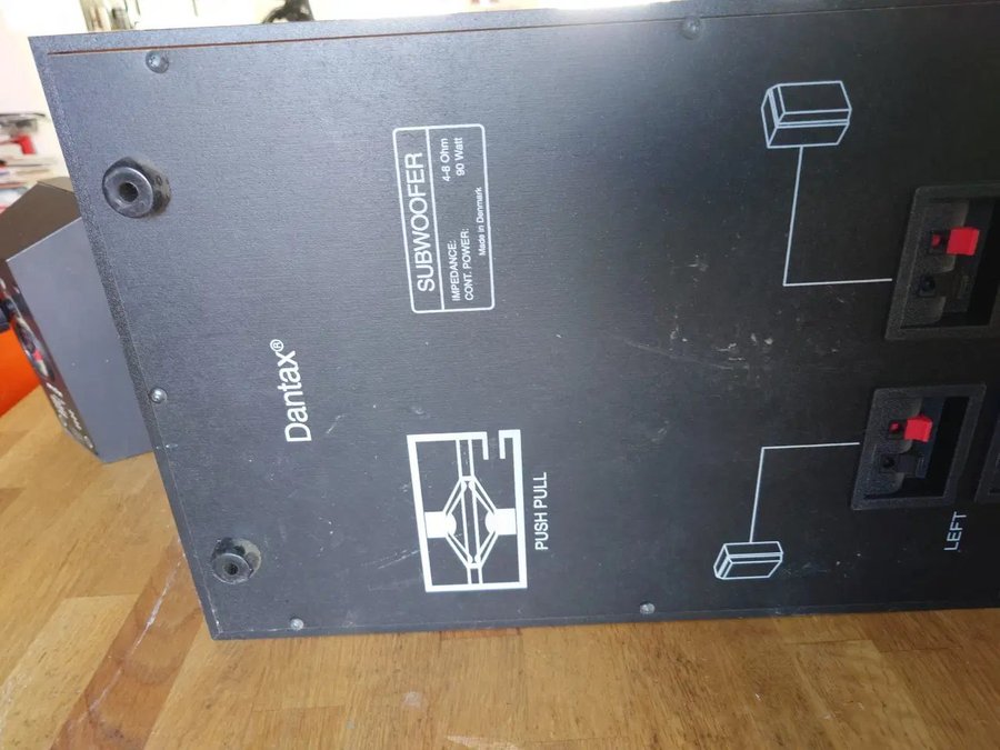 Dantax 90 W subwoofer med JAMO sat højttalere