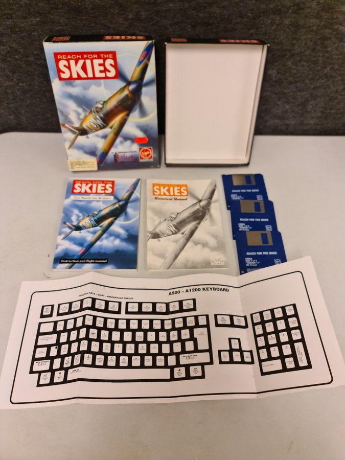 Reach for the Skies | Virgin Games | Commodore Amiga