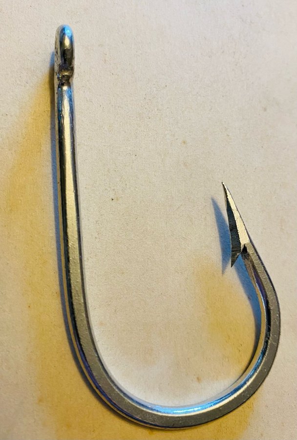 MUSTAD storlek 9/0 Ref:7691DT  Obruten förpackning 10st kvalitetskrokar! OBS !