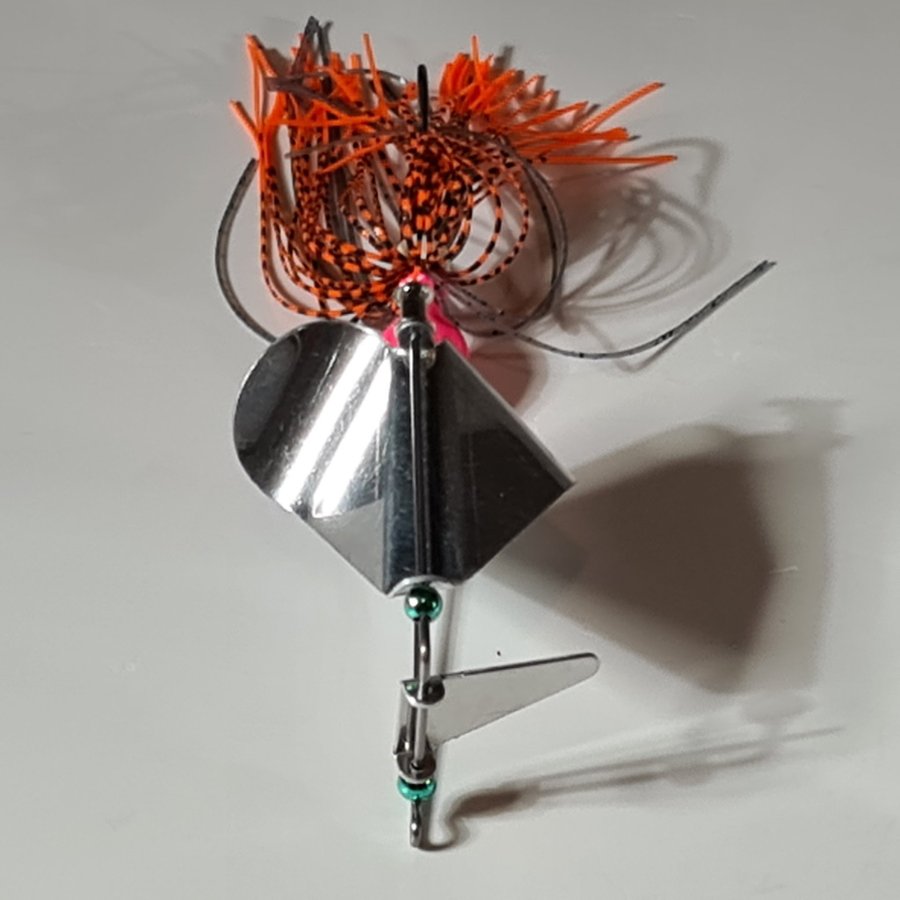 Spinnerbait Buzz Keel -17 g med silikon kjol (Fiske Drag Skeddrag