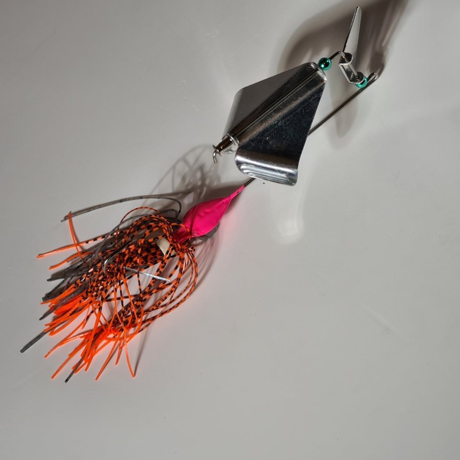 Spinnerbait Buzz Keel -17 g med silikon kjol (Fiske Drag Skeddrag