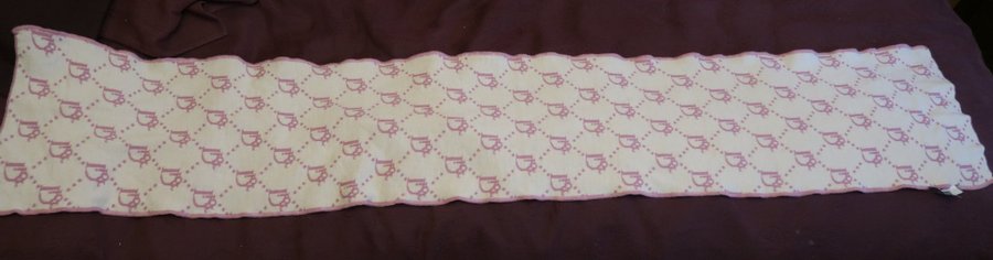 Halsduk från Christian Dior i 100% ull 160x285 cm Rosa med monogram vintage