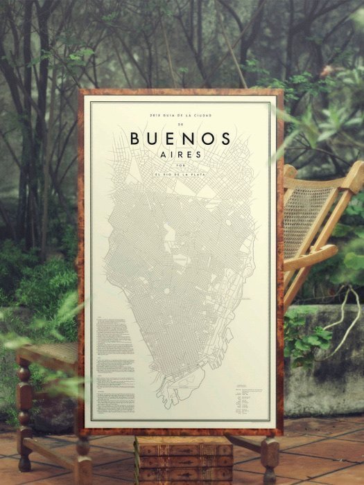 Poster My Guide to Buenos Aires - begränsad upplaga