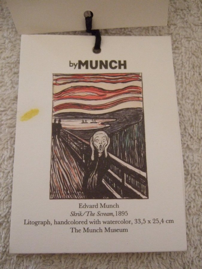 Ny by EDVARD MUNCH Skriet/The Scream Muggar 2 stMunch Museum