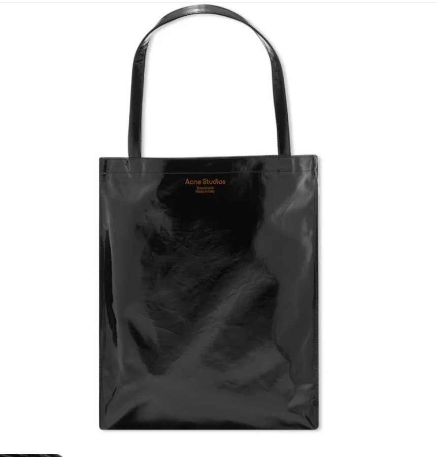 ACNE STUDIOS AUDEY SOLID TOTE BAG väska totebag svart slutsåld