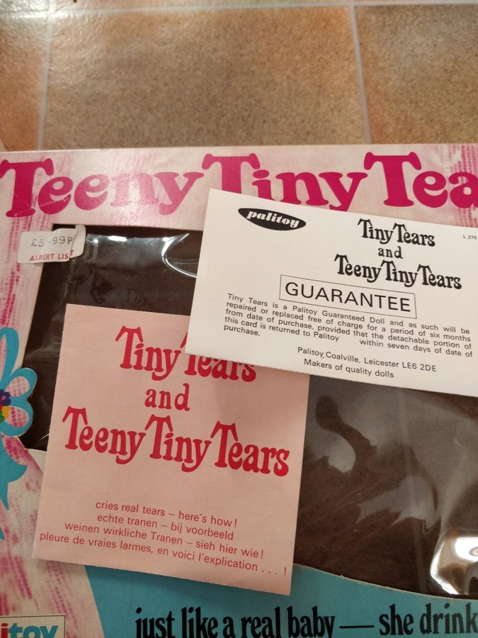 Docka Tiny tears vintage