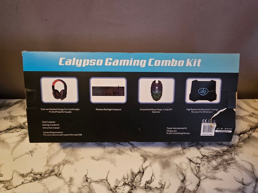 DACOTA GAMING / Tangentbord Headset Mus mm / CALYPSO COMBO KIT TILLBEHÖRSPAKE